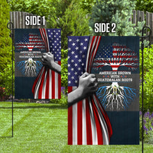 Load image into Gallery viewer, American Grown With Guatemalan Roots Flag LHA1543Fv2