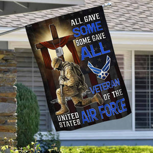 All Gave Some Some Gave All Veteran of The United States Air Force Flag MLH1686Fv1