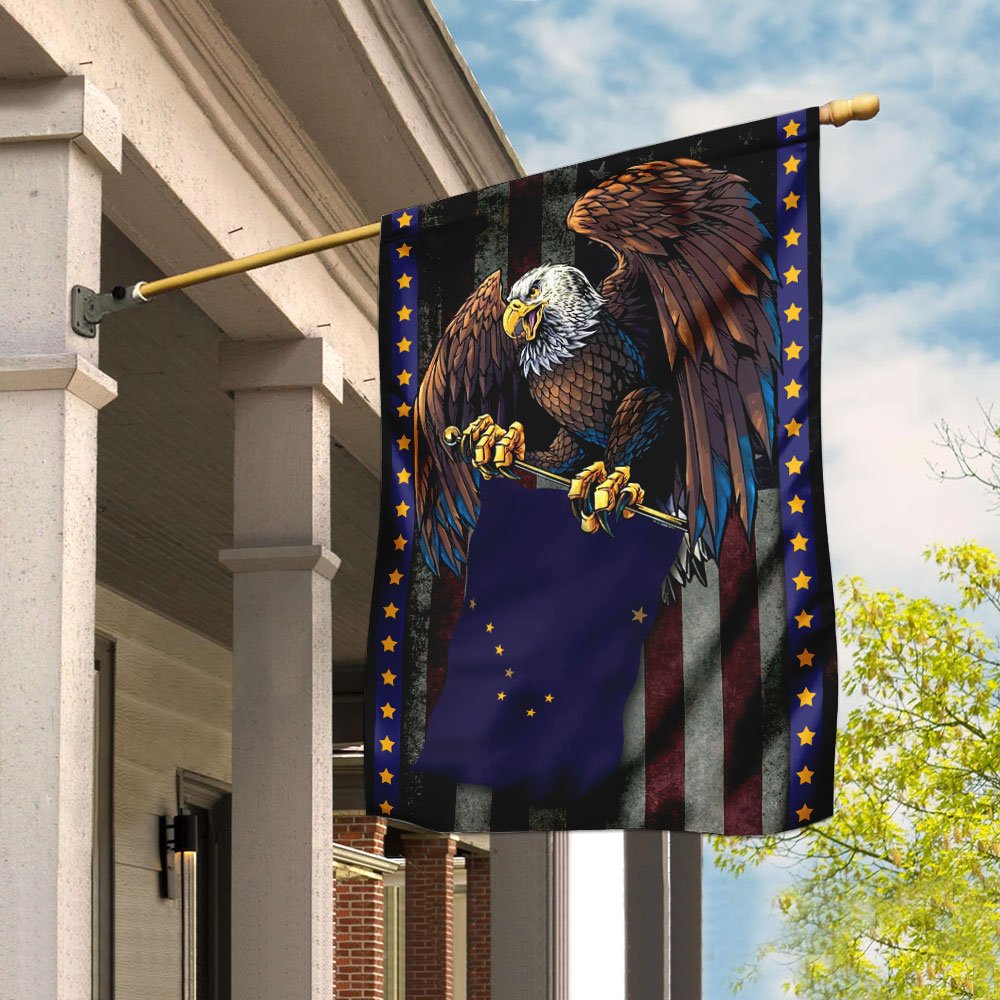 Alaska State Eagle Flag