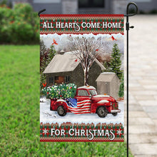 Load image into Gallery viewer, All Hearts Come Home For Christmas Flag