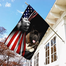 Load image into Gallery viewer, American Akita U.S. Flag TRL772Fv30
