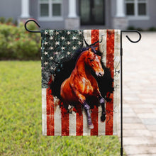 Load image into Gallery viewer, American Flag Horse Flag