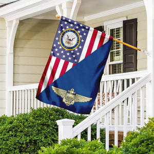 U.S. Navy Aviation Insignia Flag TRL1070F