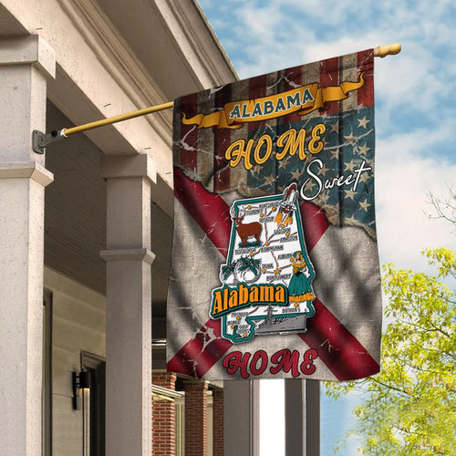 Alabama. Home Sweet Home Flag