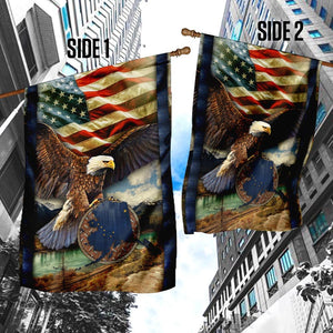 Alaska State Eagle Flag