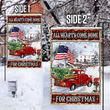 Load image into Gallery viewer, All Hearts Come Home For Christmas Flag