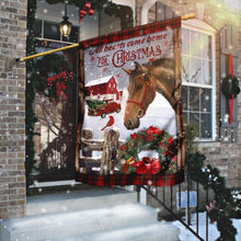 Load image into Gallery viewer, All Hearts Come Home For Christmas Flag