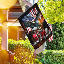 Load image into Gallery viewer, American Eagle Trucker Flag