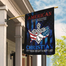 Load image into Gallery viewer, American By Birth Christian By The Grace Of God Flag