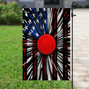 3D Lacrosse American Flag