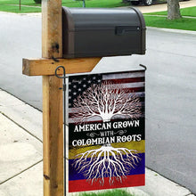 Load image into Gallery viewer, American Grown With Colombian Roots Flag