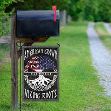 Load image into Gallery viewer, American Grown With Viking Roots Flag
