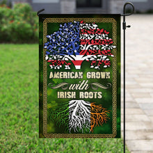 Load image into Gallery viewer, American Grown With Irish Roots Flag