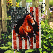 Load image into Gallery viewer, American Flag Horse Flag