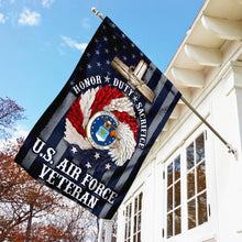 Load image into Gallery viewer, American Eagle Wreath With U.S Air Force Veteran Flag