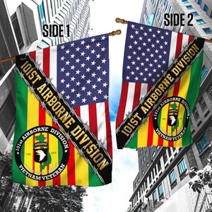 101st Airborne Division Vietnam Veteran Flag