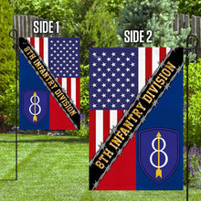 Load image into Gallery viewer, 8th Infantry Division Airborne Flag