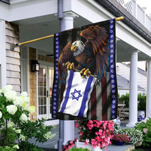 Load image into Gallery viewer, American Grown With Israel Roots Flag