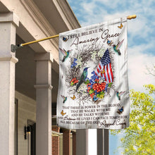 Load image into Gallery viewer, Amazing Grace Hummingbird Flag