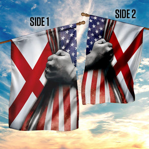 Alabama State American Flag