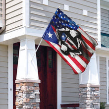 Load image into Gallery viewer, America Home With Puerto Rican Blood Flag
