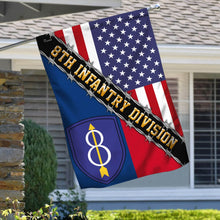 Load image into Gallery viewer, 8th Infantry Division Airborne Flag