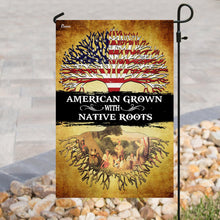 Load image into Gallery viewer, American Grown With Native Roots Flag