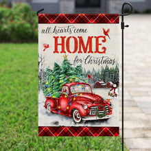 Load image into Gallery viewer, All Hearts Come Home For Christmas Flag