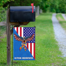 Load image into Gallery viewer, American Eagle Autism Awareness Flag