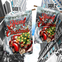 Load image into Gallery viewer, All Hearts Come Home For Christmas Flag