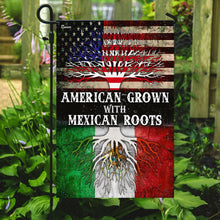 Load image into Gallery viewer, American Grown With Mexican Roots Flag