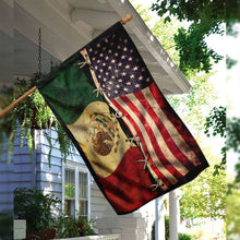 Load image into Gallery viewer, American Grown With Mexican Roots Flag