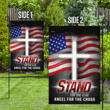 Load image into Gallery viewer, America. Stand For The Flag Kneel For The Cross Flag