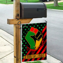 Load image into Gallery viewer, All Lives Matter African American Flag