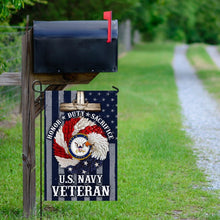 Load image into Gallery viewer, American Eagle Wreath With U.S Navy Veteran Flag