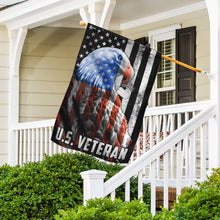 Load image into Gallery viewer, American Eagle U.S. Veteran Flag