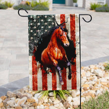 Load image into Gallery viewer, American Flag Horse Flag