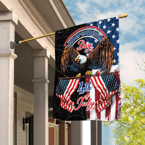 American Eagle Independence Day 4th Of July Flag