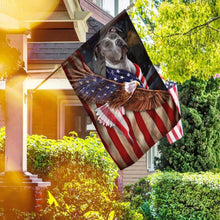 Load image into Gallery viewer, American Pit Bull Terrier Wrapped In Glory American Flag