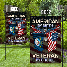 Load image into Gallery viewer, American By Birth U.S Navy Veteran By Choice Flag