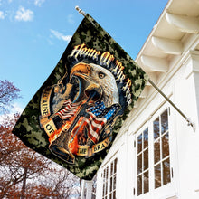 Load image into Gallery viewer, America Eagle. Home Of The Free Because Of The Brave Flag